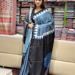 Premium Designer Ajrakh Modal Silk collection!